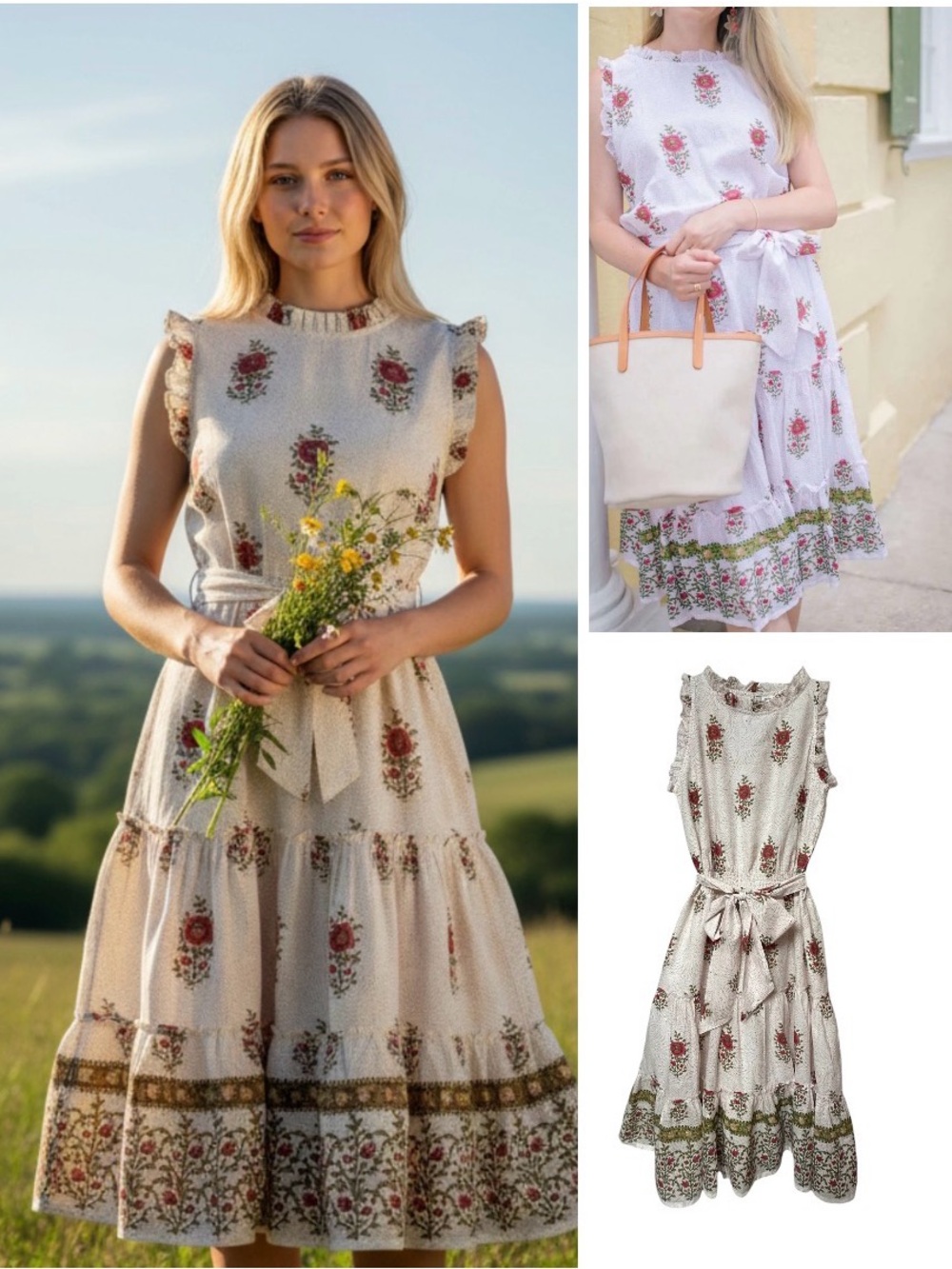 Roller Rabbit floral cotton dress